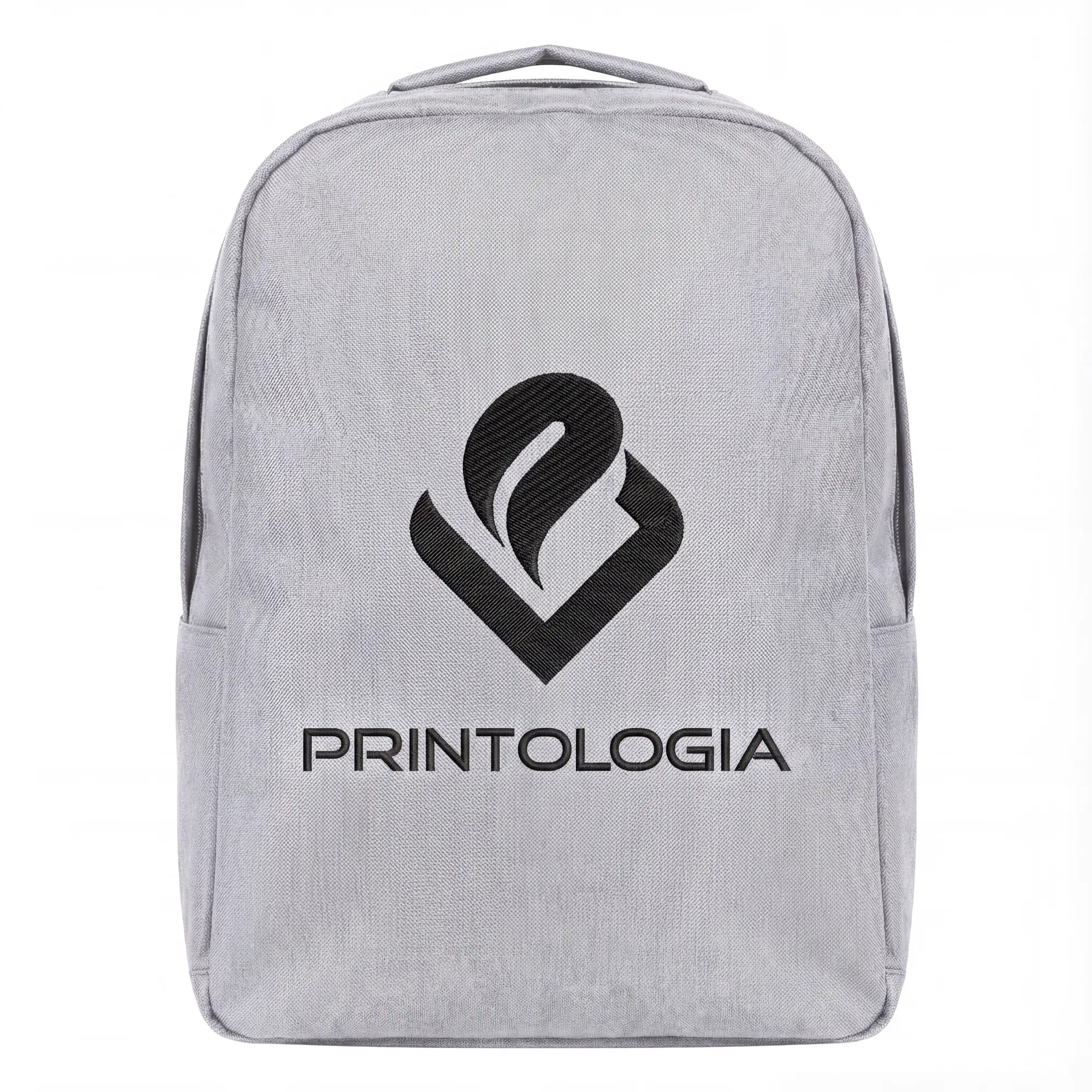 Mochila con logotipo bordado en el frente