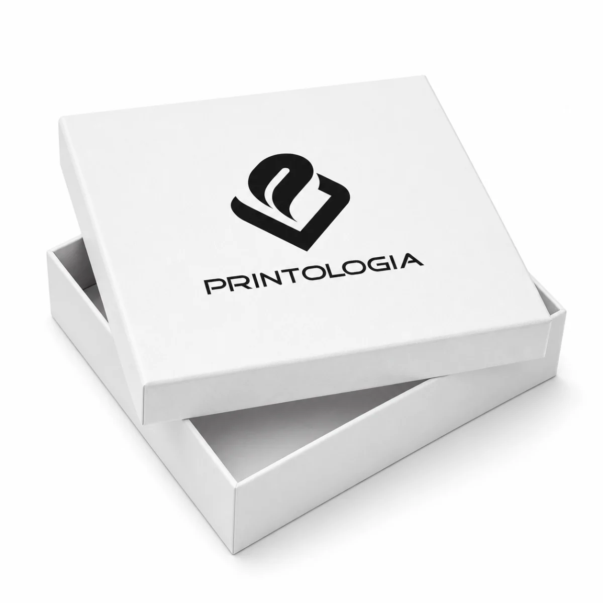 Caja personalizada con el logo de Printología
